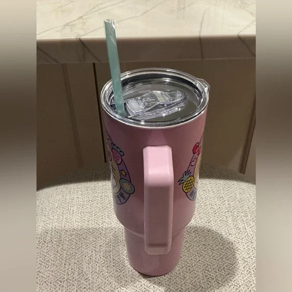 Hello Kitty 40oz Tumbler with straw 
Kawaii fruit NWOT - Picture 6 of 9